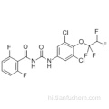 बेंज़ामाइड, एन - [[[३,५-डिक्लोरो-४- (१,१,२,२-टेट्रफ्लुओरोएथोक्सी) फिनाइल] अमीनो] कार्बोनिल] -2,6-विभिन्नलुरो- CAS 86479-06-3